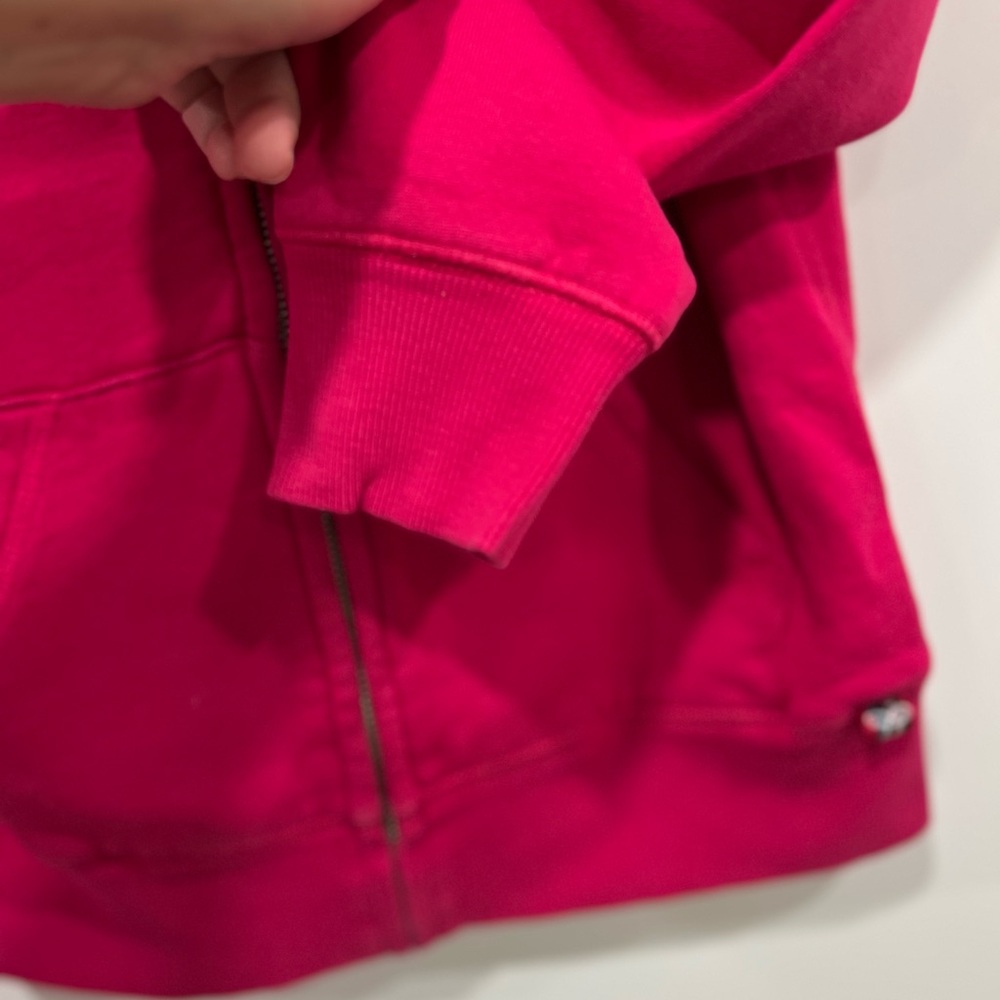 TNA Women's Zippered Pink Hoodie - Picture 9 of 14